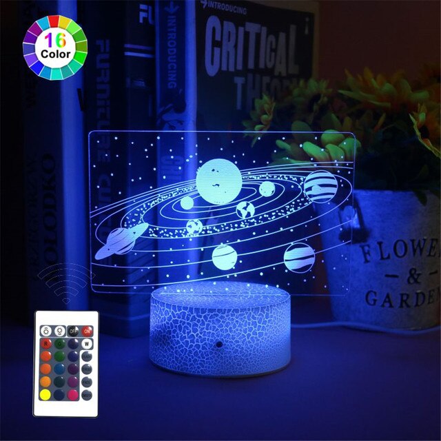 3D Solar System Lamp