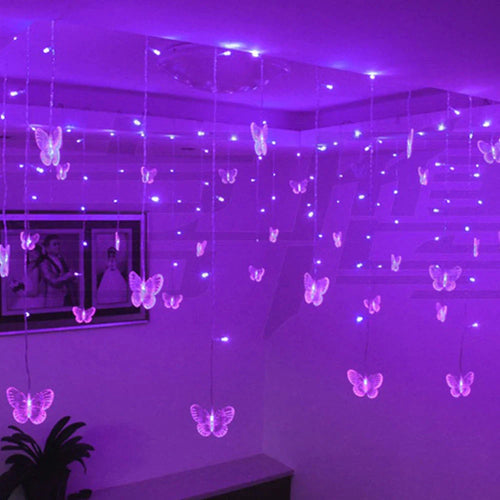 Butterfly LED Curtain Lights